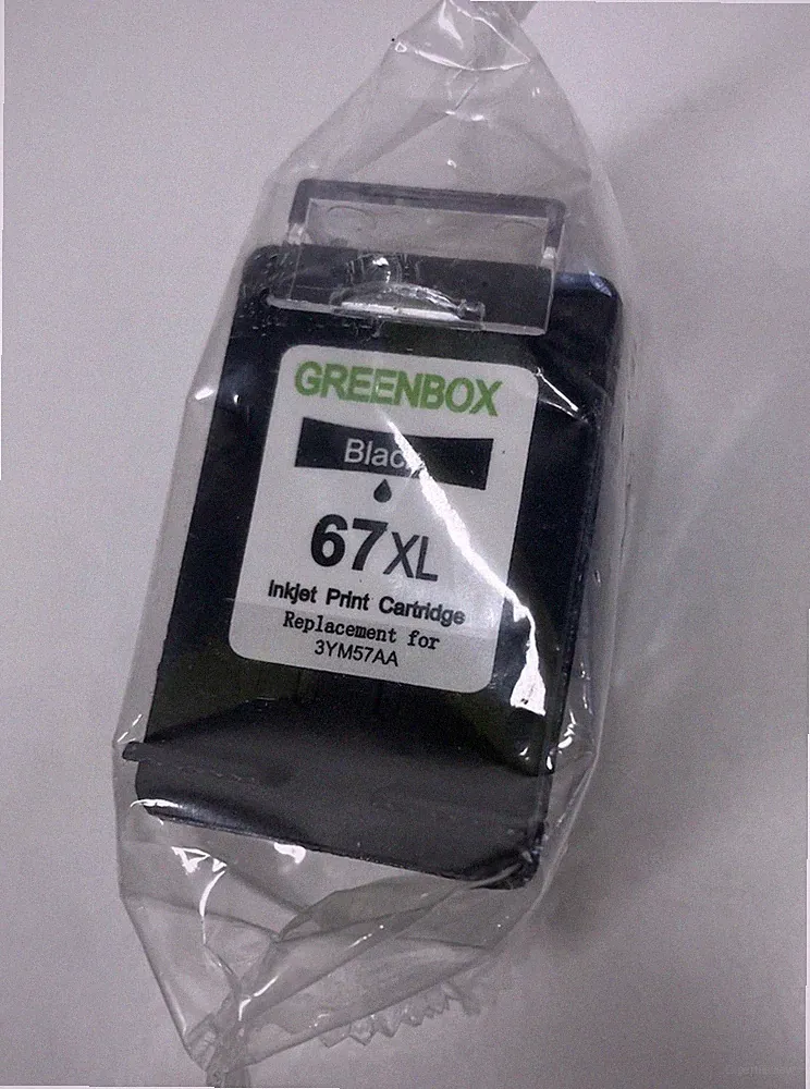 Greenbox 67XL Black Ink Jet Print Cartridge