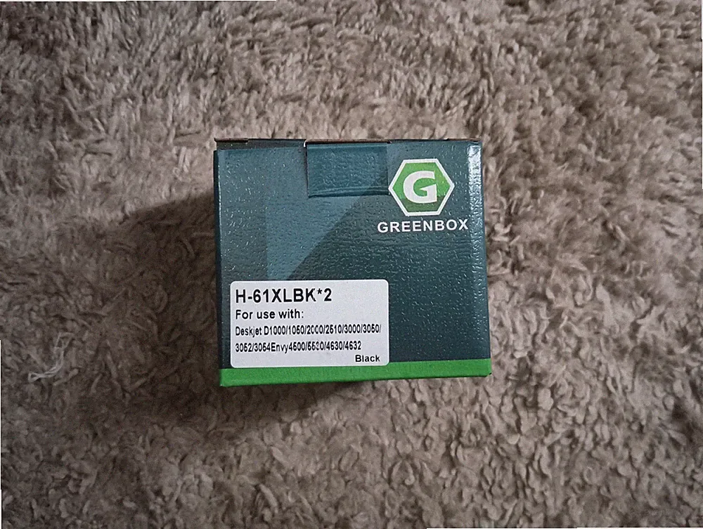 Greenbox H-61XLBK2 printer ink - HP Deskjet 1000/1050/2000/2510/3000/3050/3052 +