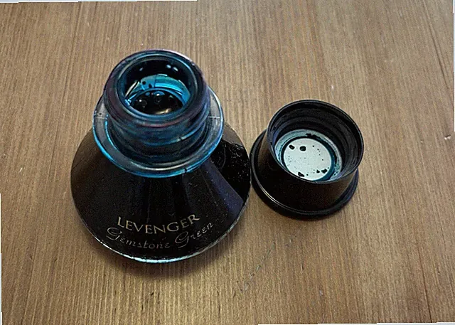 New Levenger Ink GEMSTONE GREEN 50 ml Bottled Comes In Box
