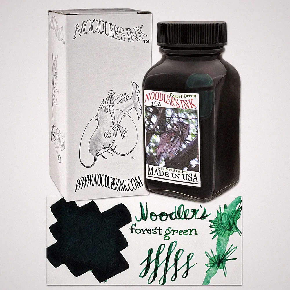 Noodler's Forest Green Bottled Ink for Fountain Pens - ND-19016 - NEW in Box
